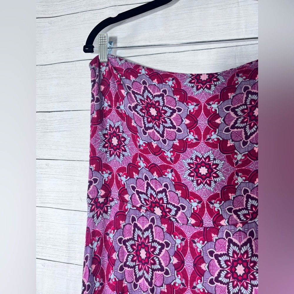 Mudd Maxi Floral Paisley Bandeau Dress XL ๐ - Picture 2 of 4